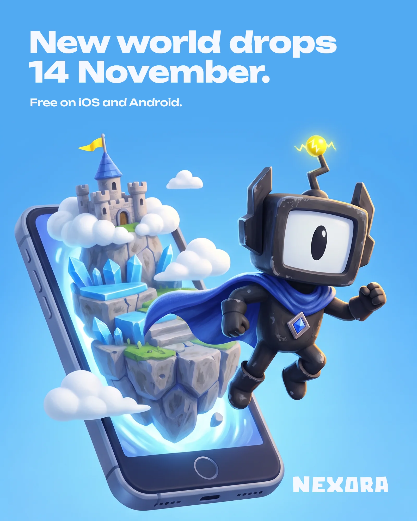 Poster: new world drops 14 November